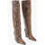 Paris Texas Studded Leather Jane Boots 11Cm Brown