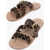 Golden Goose Animal-Motif Ponyskin Margaret Sandals Brown