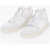 Premiata Leather High Top Sneakers With Suede Details White