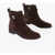 Ralph Lauren Lauren Suede Briele Boots With Straps Brown