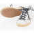 Golden Goose Vintage Effect Leather Low-Top Sneakers With Sequined White