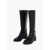 Ralph Lauren Lauren Textured Leather Hallee Boots With Zip Black