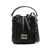 Miu Miu Miu Miu Logo-Lettering Matelassé Bucket Bag Black