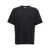 Burberry Burberry Logo Embroidery T-Shirt Black