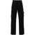 Balmain Balmain Tapered Trousers With Patch Black