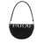 Patou Patou Black And White Leather Le Petit Shoulder Bag Black