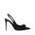 Dolce & Gabbana Dolce & Gabbana Leather And Silk Slingback With Bow Black