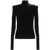 Balmain Balmain Velvet Turtleneck Sweater Black