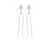 SIMONE ROCHA Simone Rocha Diamond & Pearl Crest Bow Earrings Accessories WHITE