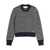 AMI Paris Ami Sweaters NAVY BLUE/OFF WHITE