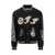 Off-White Off-White Varsity Logo Bomber Jacket Black