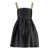 Self-Portrait Self-Portrait Taffetà Embellished Dress Black