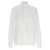 Saint Laurent Logo embroidery shirt White