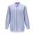 Comme des Garçons Unfinished striped shirt Light Blue