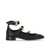 A.BOCCA A.BOCCA BLACK BALLET FLAT WITH STRAPS Black