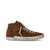 Philippe Model PHILIPPE MODEL PRSX HIGH DAIM FUR COGNAC SNEAKER Brown