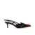 Elisabetta Franchi ELISABETTA FRANCHI BLACK AND RED TARTAN SLINGBACK PUMP Black