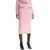 Self-Portrait Knitted Midi Skirt In Seven PINK