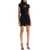 MUGLER Star Mini Dress BLACK