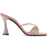 D'ACCORI Satin Lust Mules For RIBBON ROSE