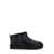 UGG ''Classic Ultra Mini' Black Boots In Leather Woman Black