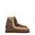 Mou Mou 'Eskimo 18 Glitter Logo' Ankle Boots BROWN