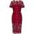 Self-Portrait Self-Portrait Lace Midi Dress RED