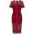 Self-Portrait Self-Portrait Lace Midi Dress RED