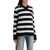 Marc Jacobs Pullover The Striped Brushed Logo Sweater BLACK/WHITE