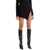 MUGLER Asymmetric Mini Skirt With Slit BLACK