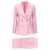 Tagliatore Tagliatore Pinstripe Suit PINK