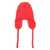 forte_forte Forte_Forte Brushed Mohair Trapper Hat Accessories RED