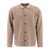 NN.07 Nn.07 "Jonas" Boiled Wool Overshirt Beige