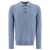 NN.07 Nn.07 "Lee" Merino Wool-Blend Polo Sweater BLUE