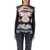 Jean Paul Gaultier Jean Paul Gaultier Trompe-L'Œil Mesh Top BLACK GREY WHITE