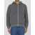 Roberto Collina Zip-Up Hooded Sweater GREY