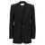 Saint Laurent Saint Laurent Single-Breasted Wool Blazer Black