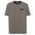 Balmain Balmain T-Shirt With Jacquard Monogram Beige