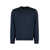 Woolrich Woolrich Logo Script Crewneck MELTON BLUE