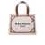 Balmain Balmain B-Army Medium Canvas And Leather Trims Tote Bag Beige