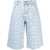 ERL Erl Denim Jacquard Shorts Clothing BLUE