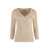 Elisabetta Franchi Elisabetta Franchi Ribbed Knit Top Beige