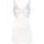 Self-Portrait Self-Portrait Cream Satin Diamante Bralette Mini Dress Clothing Beige