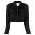 Self-Portrait Self-Portrait Black Boucle Cropped Jacket Clothing Black