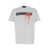 DSQUARED2 White Crewneck T-Shirt With Dripping Logo Print In Cotton Man WHITE