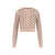 MARINE SERRE Marine Serre Cardigan With Logo Beige