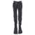 Alexander McQueen Jeans asymmetric closure Black