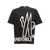 Moncler Grenoble Logo print T-shirt White/Black