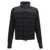 Moncler Grenoble Two-material cardigan Black