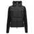 Moncler Grenoble Two-material cardigan Black